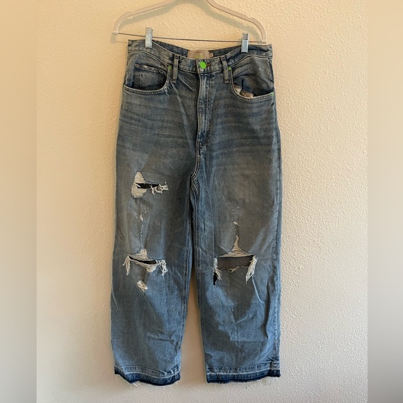 Hudson x Zoe CostelloDistressed Blue Jeans